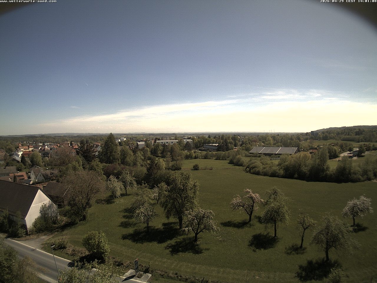 Archiv Foto Webcam Bad Schussenried (Alpenblick)