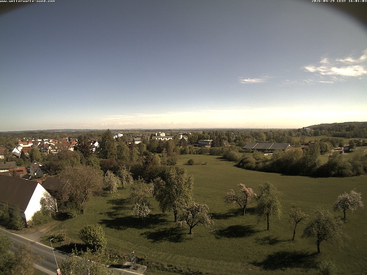 Archiv Foto Webcam Bad Schussenried (Alpenblick)