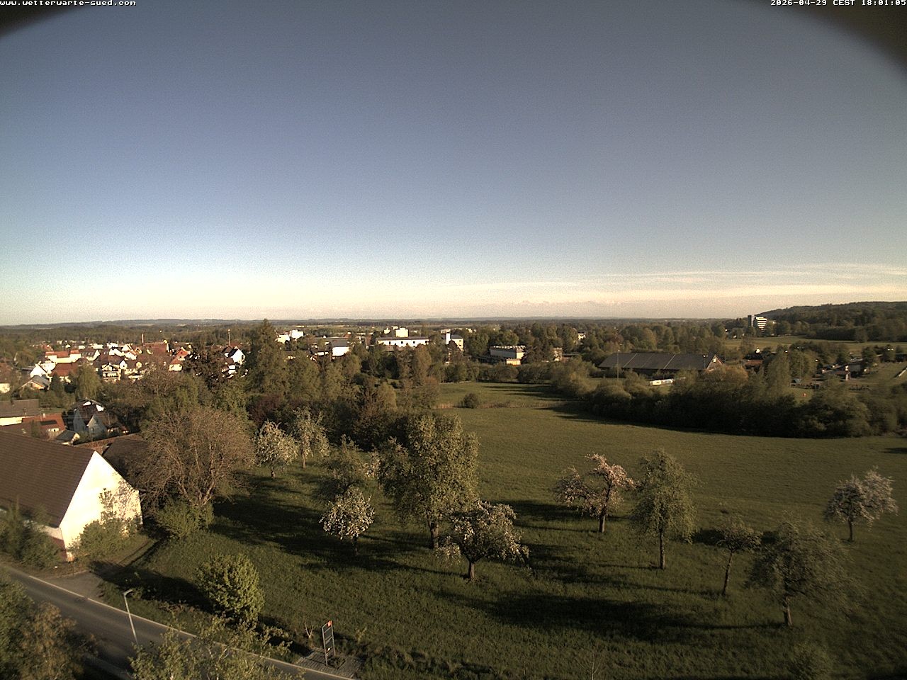 Archiv Foto Webcam Bad Schussenried (Alpenblick)