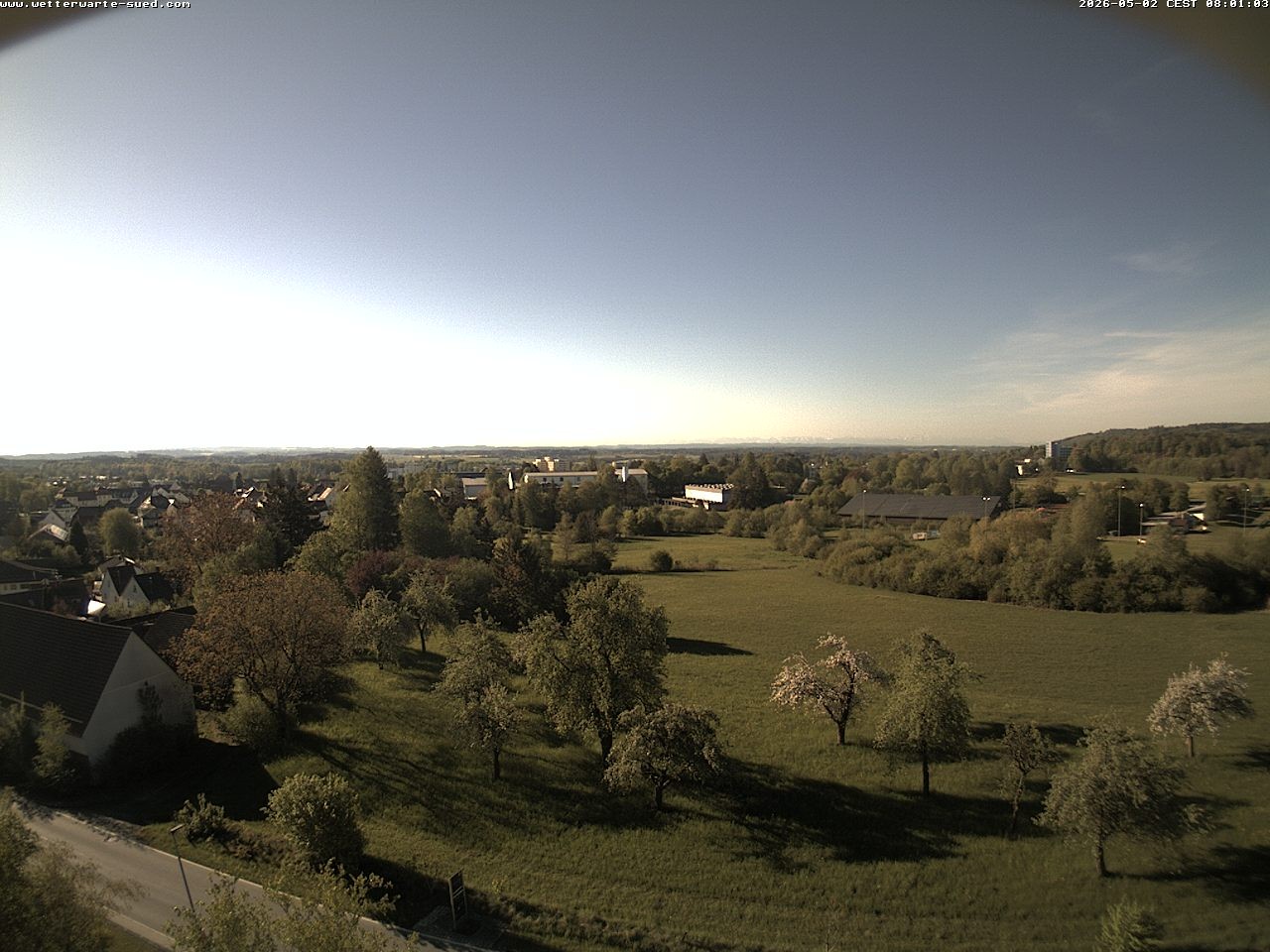 Archiv Foto Webcam Bad Schussenried (Alpenblick)