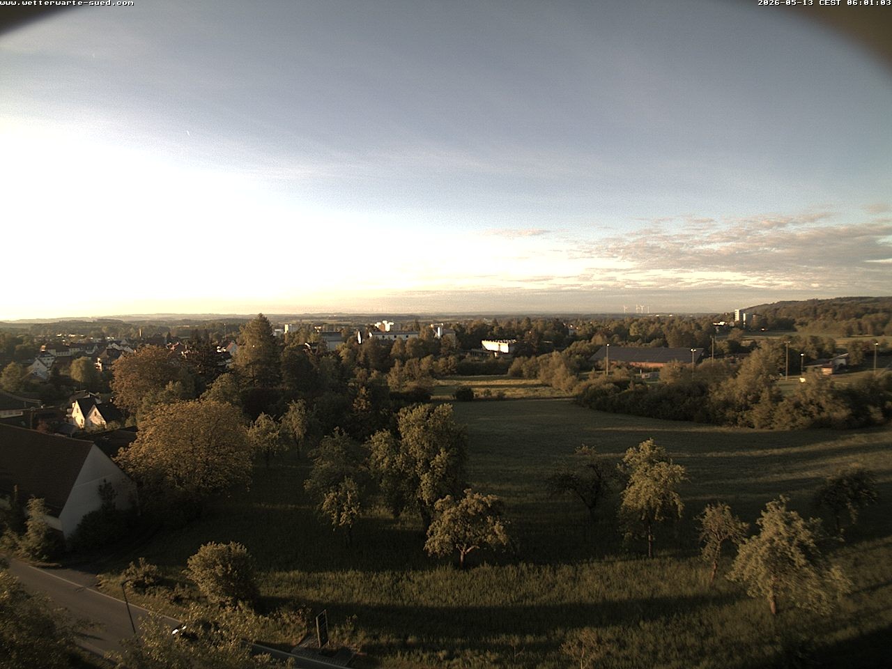 Archiv Foto Webcam Bad Schussenried (Alpenblick)
