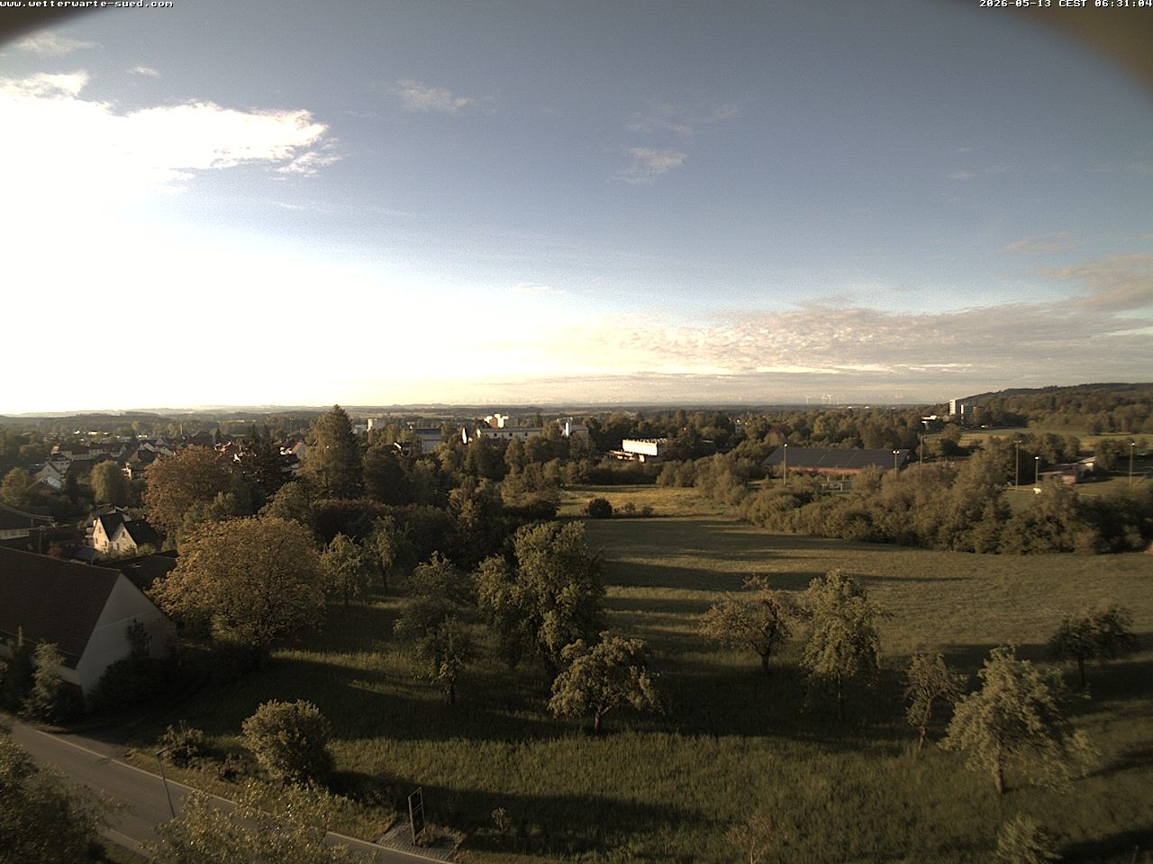 Archiv Foto Webcam Bad Schussenried (Alpenblick)