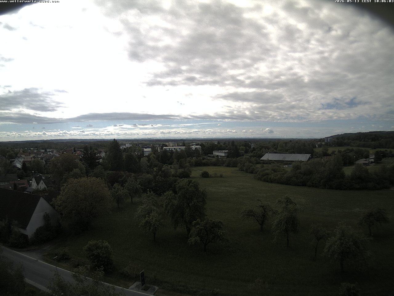 Archiv Foto Webcam Bad Schussenried (Alpenblick)