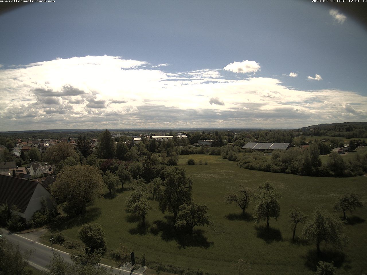 Archiv Foto Webcam Bad Schussenried (Alpenblick)