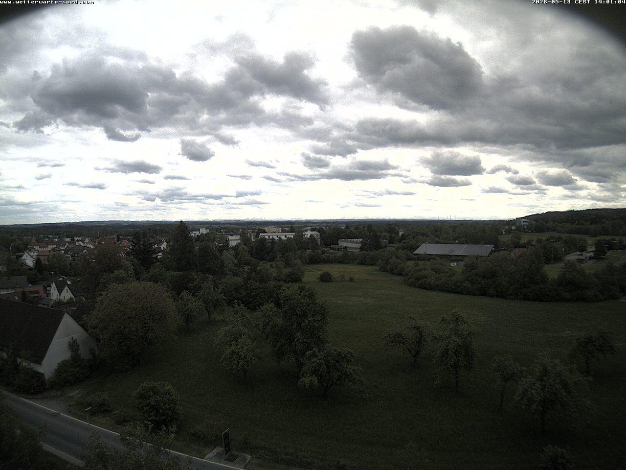 Archiv Foto Webcam Bad Schussenried (Alpenblick)