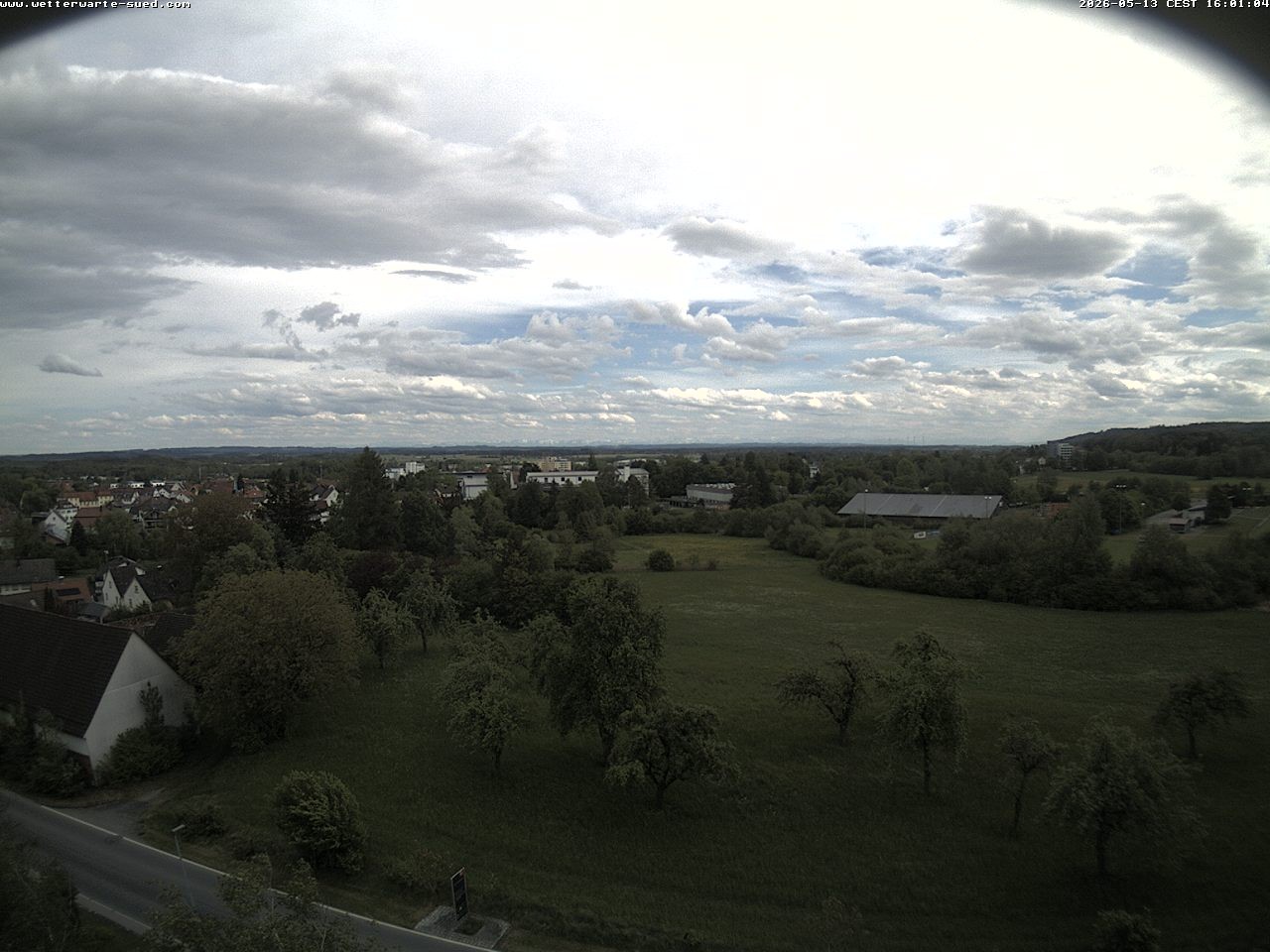 Archiv Foto Webcam Bad Schussenried (Alpenblick)