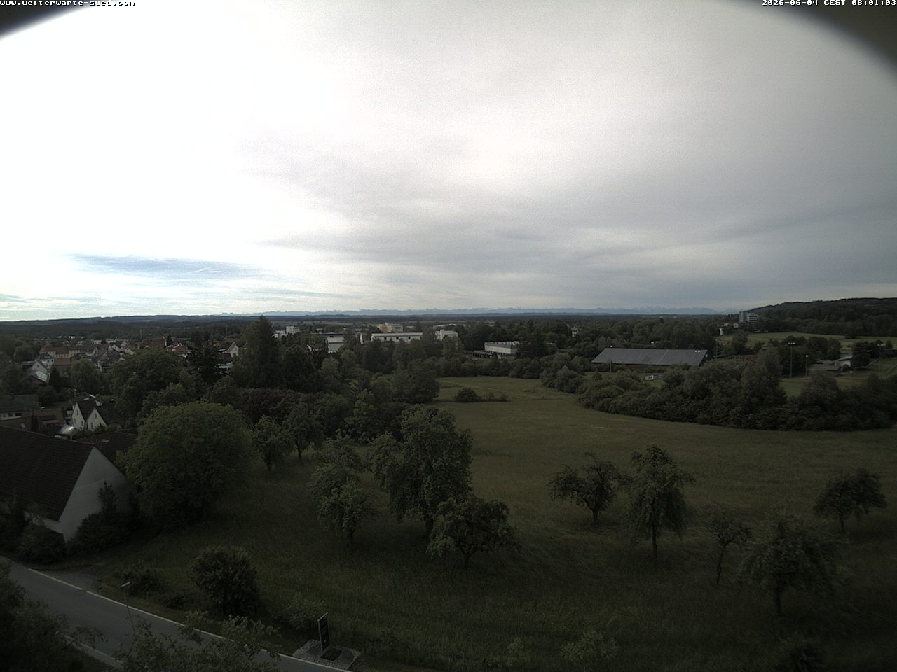 Archiv Foto Webcam Bad Schussenried (Alpenblick)