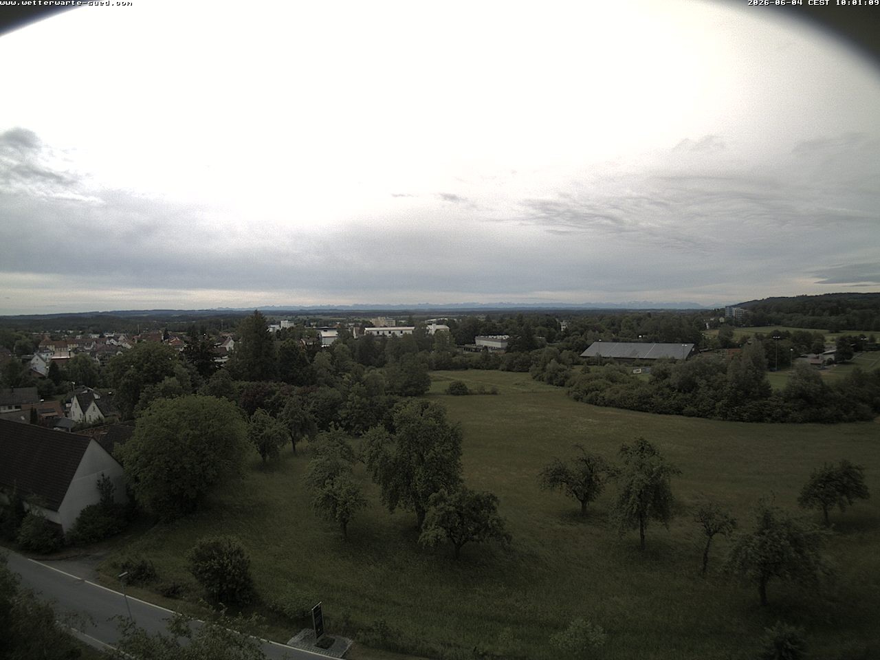 Archiv Foto Webcam Bad Schussenried (Alpenblick)