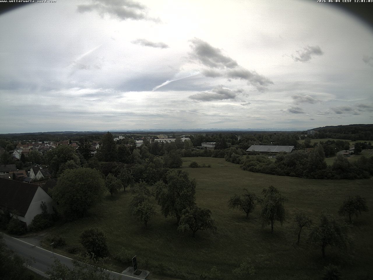 Archiv Foto Webcam Bad Schussenried (Alpenblick)