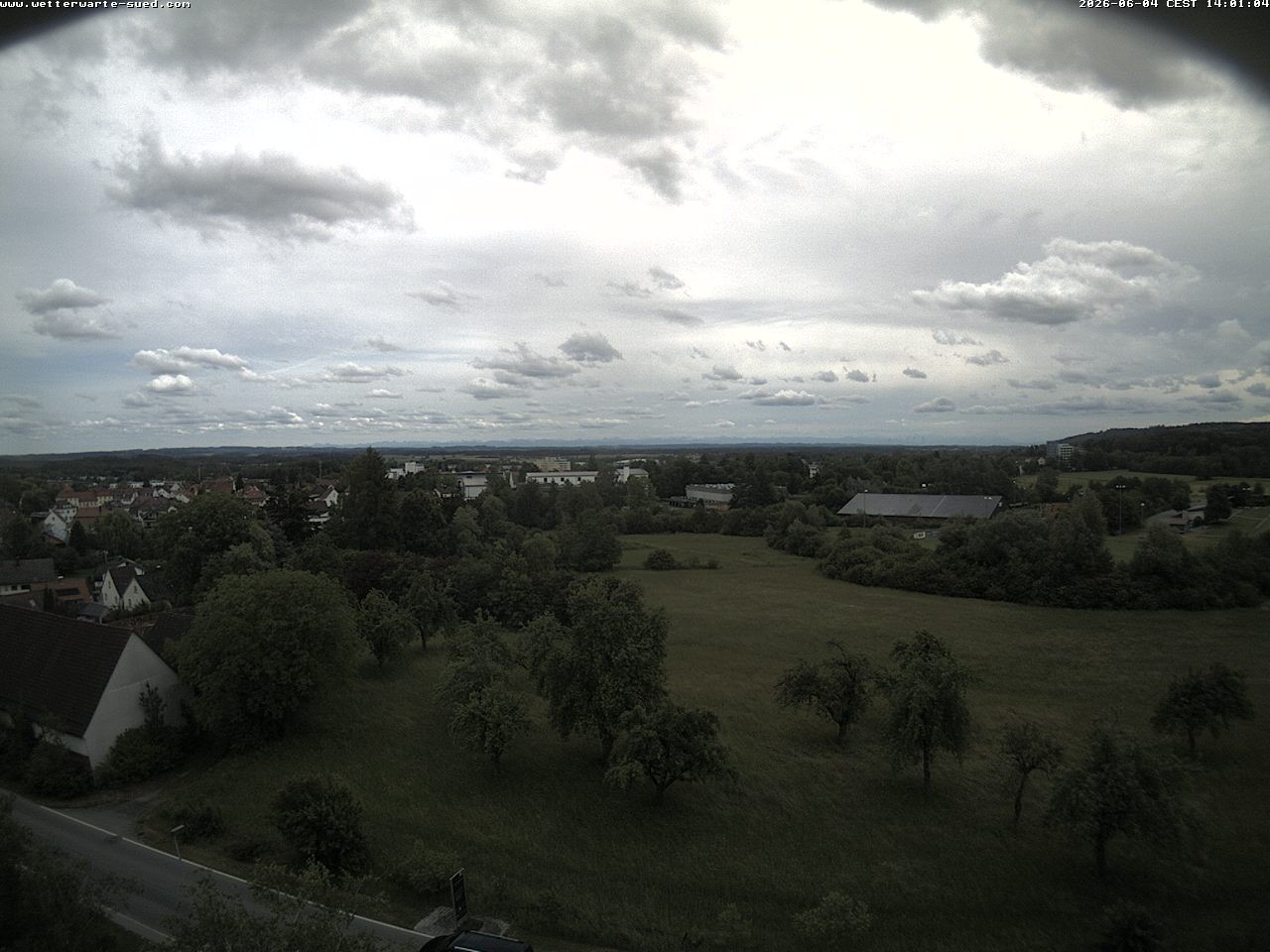 Archiv Foto Webcam Bad Schussenried (Alpenblick)