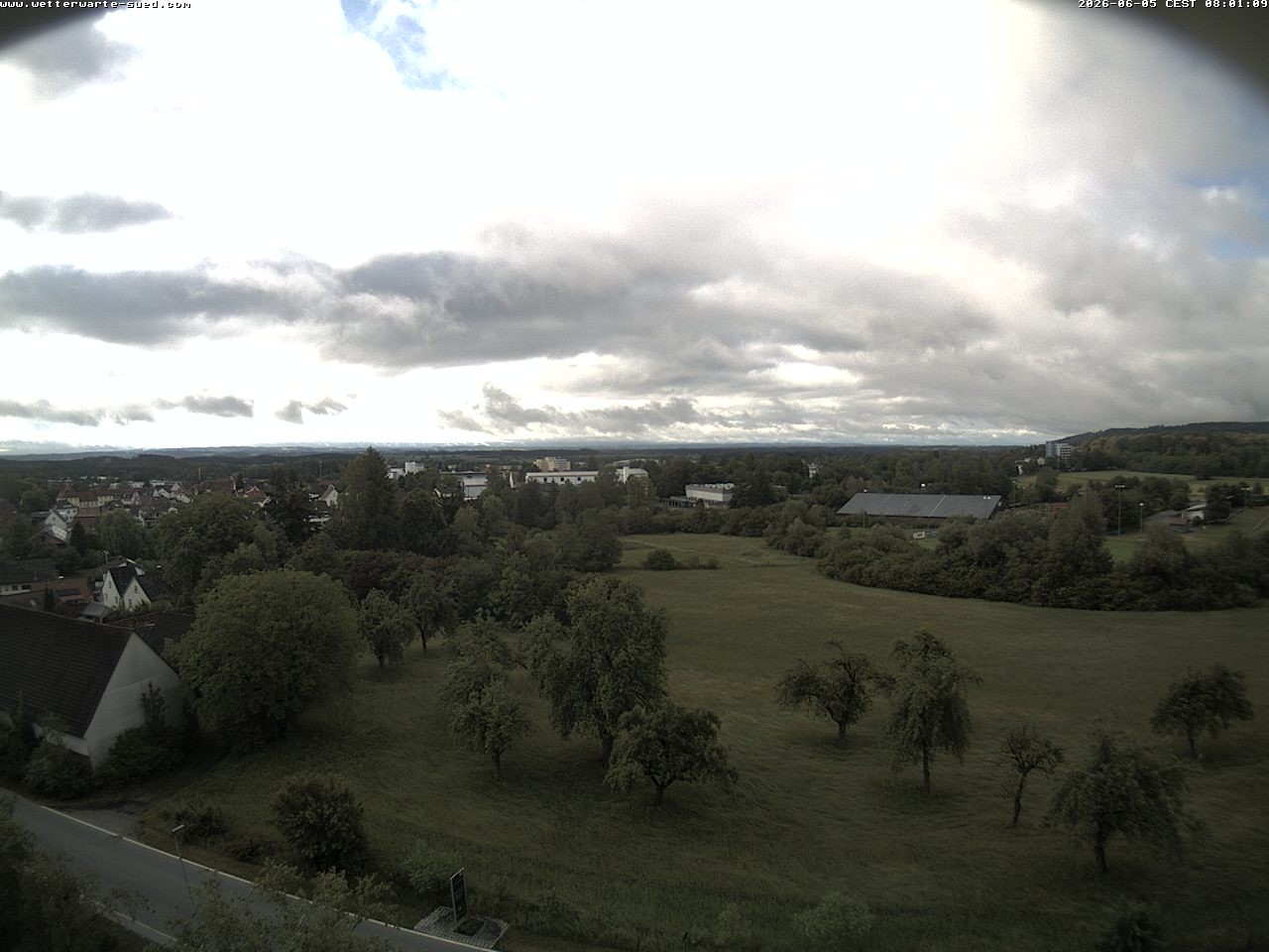 Archiv Foto Webcam Bad Schussenried (Alpenblick)