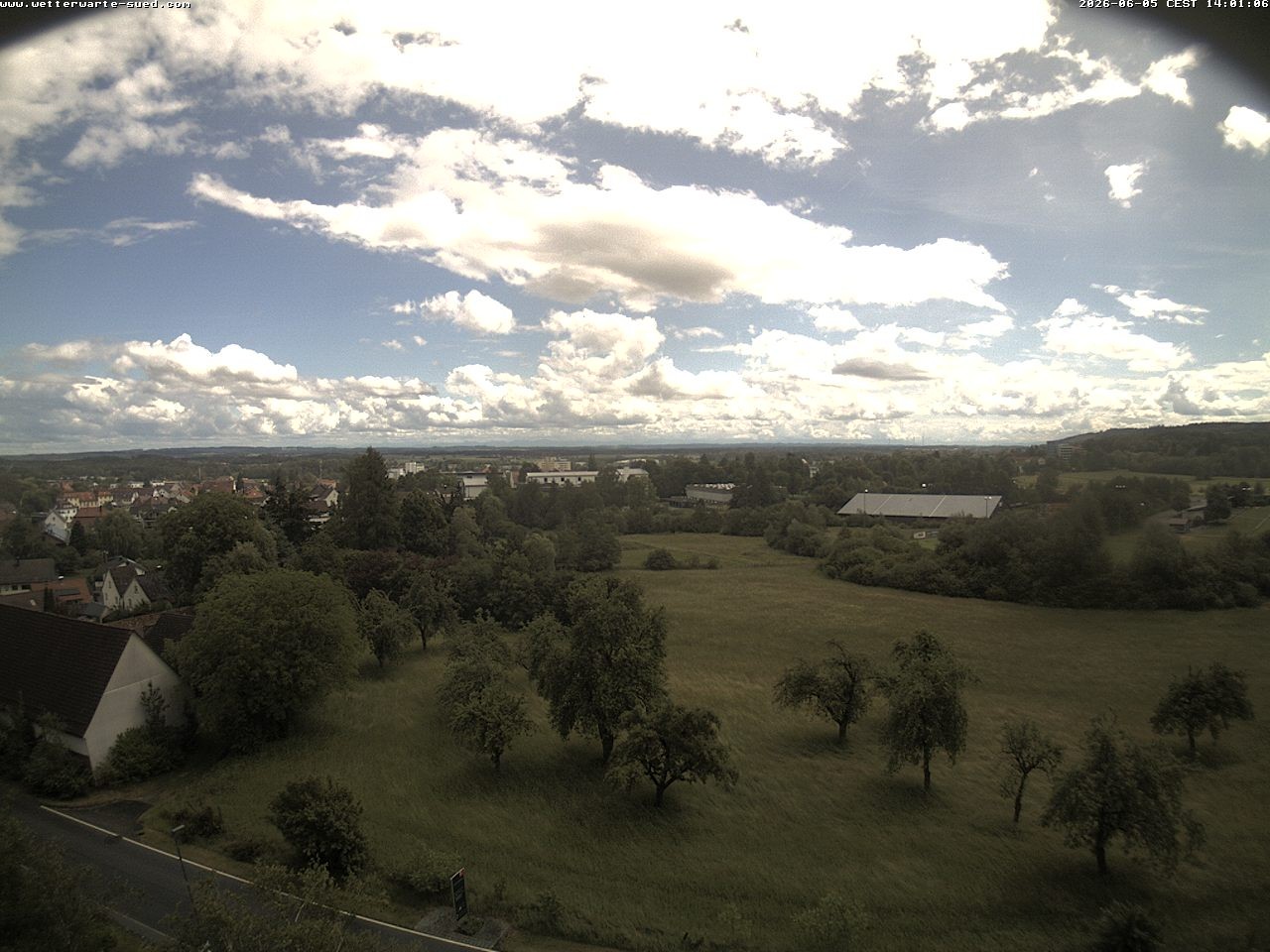 Archiv Foto Webcam Bad Schussenried (Alpenblick)