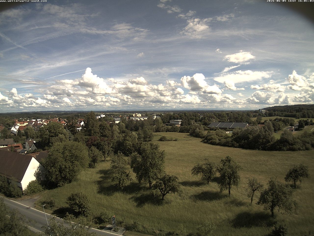 Archiv Foto Webcam Bad Schussenried (Alpenblick)