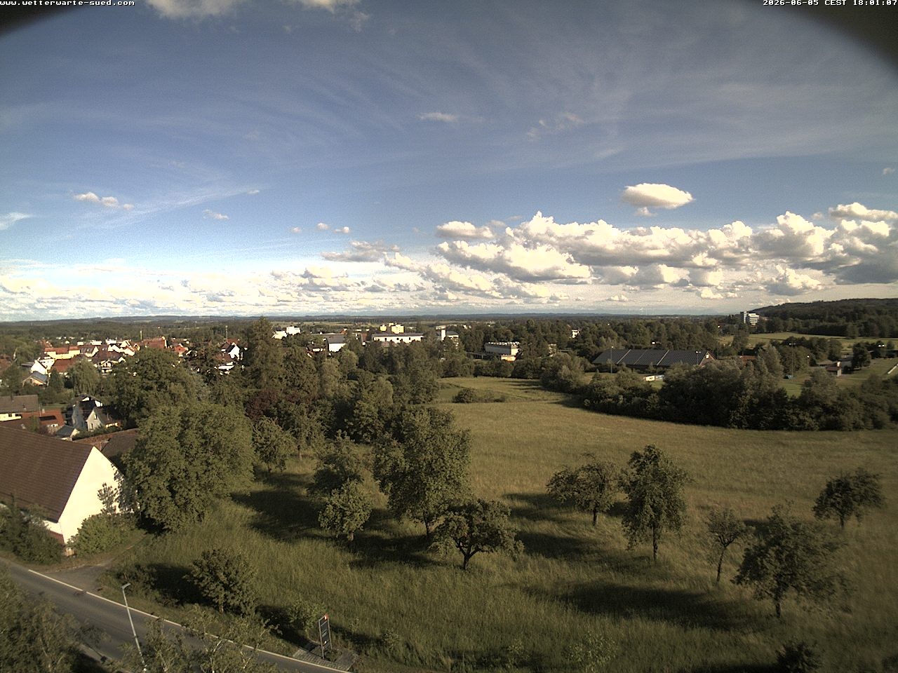 Archiv Foto Webcam Bad Schussenried (Alpenblick)