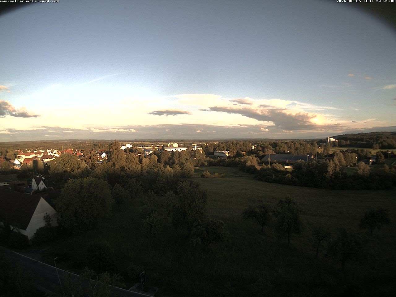 Archiv Foto Webcam Bad Schussenried (Alpenblick)
