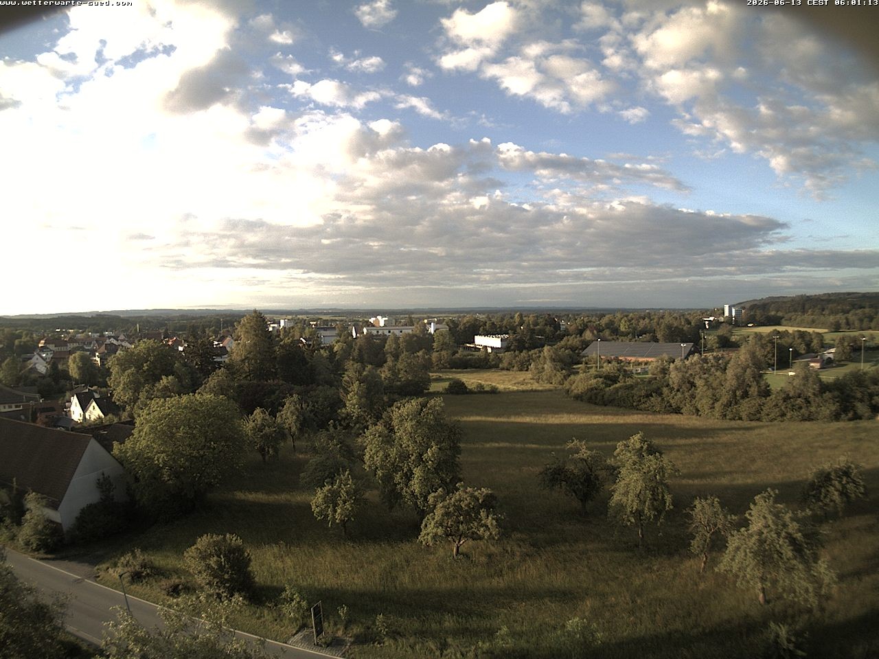 Archiv Foto Webcam Bad Schussenried (Alpenblick)