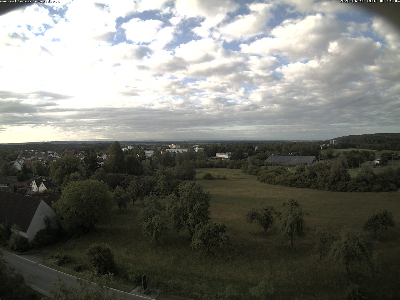 Archiv Foto Webcam Bad Schussenried (Alpenblick)