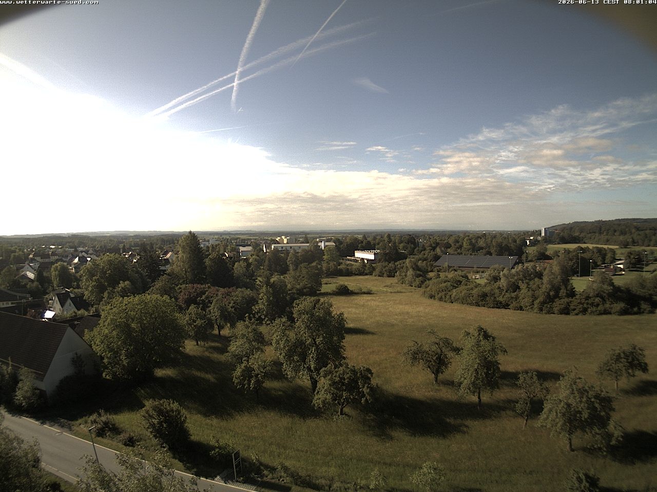 Archiv Foto Webcam Bad Schussenried (Alpenblick)