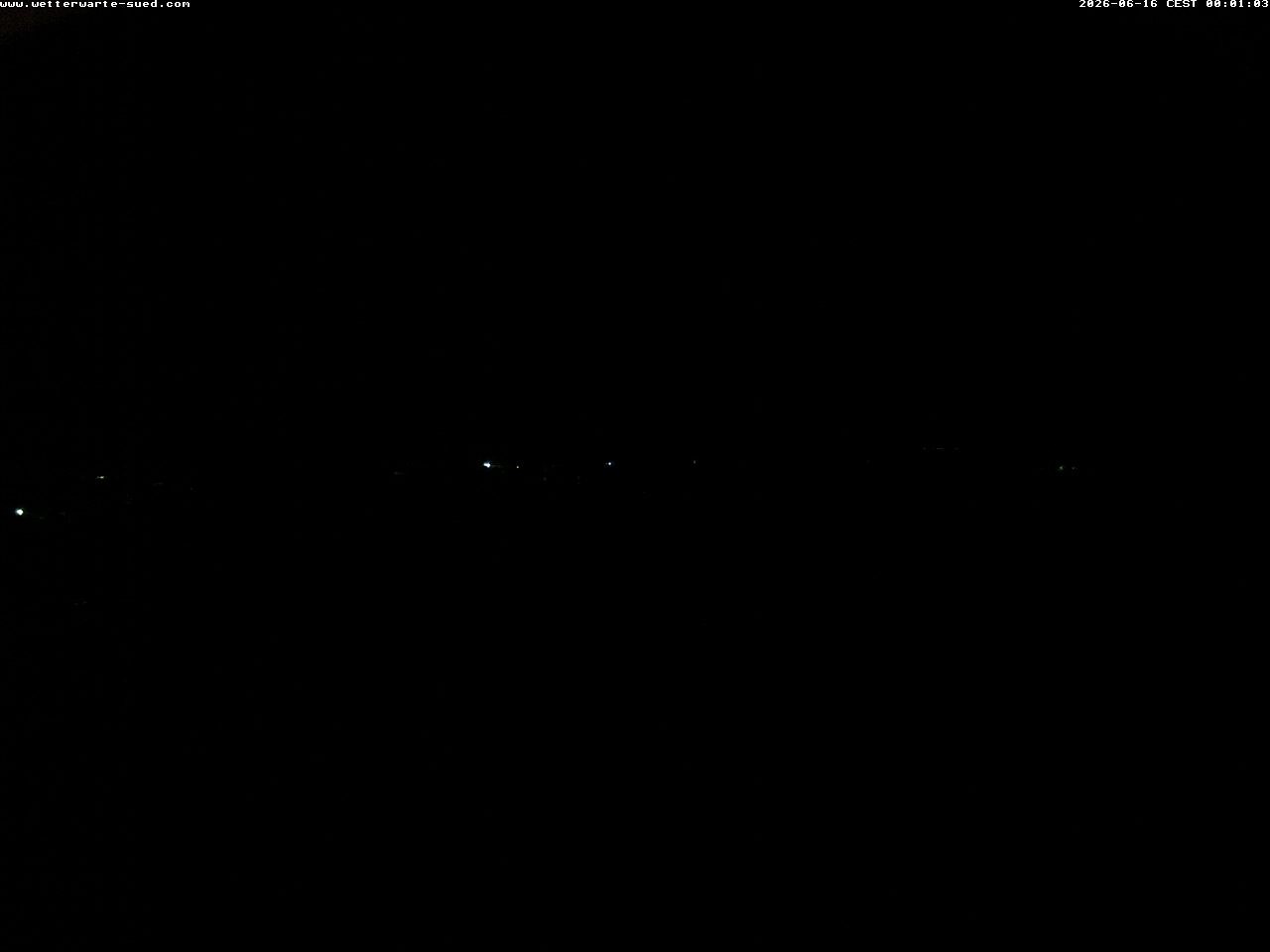 Archived image Webcam Bad Schussenried - View to the Alps
