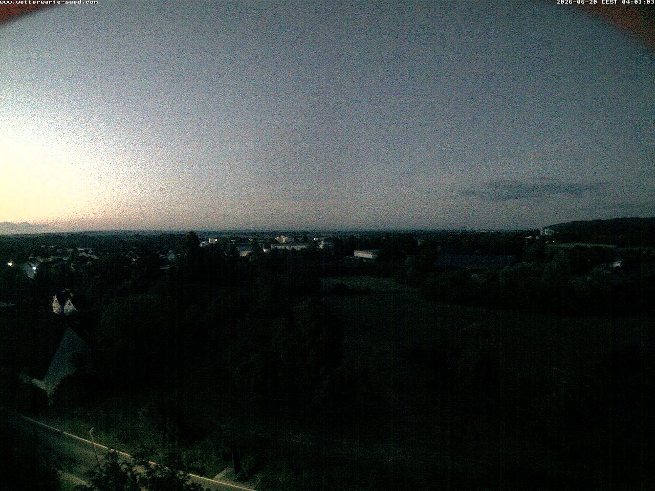 Archiv Foto Webcam Bad Schussenried (Alpenblick)