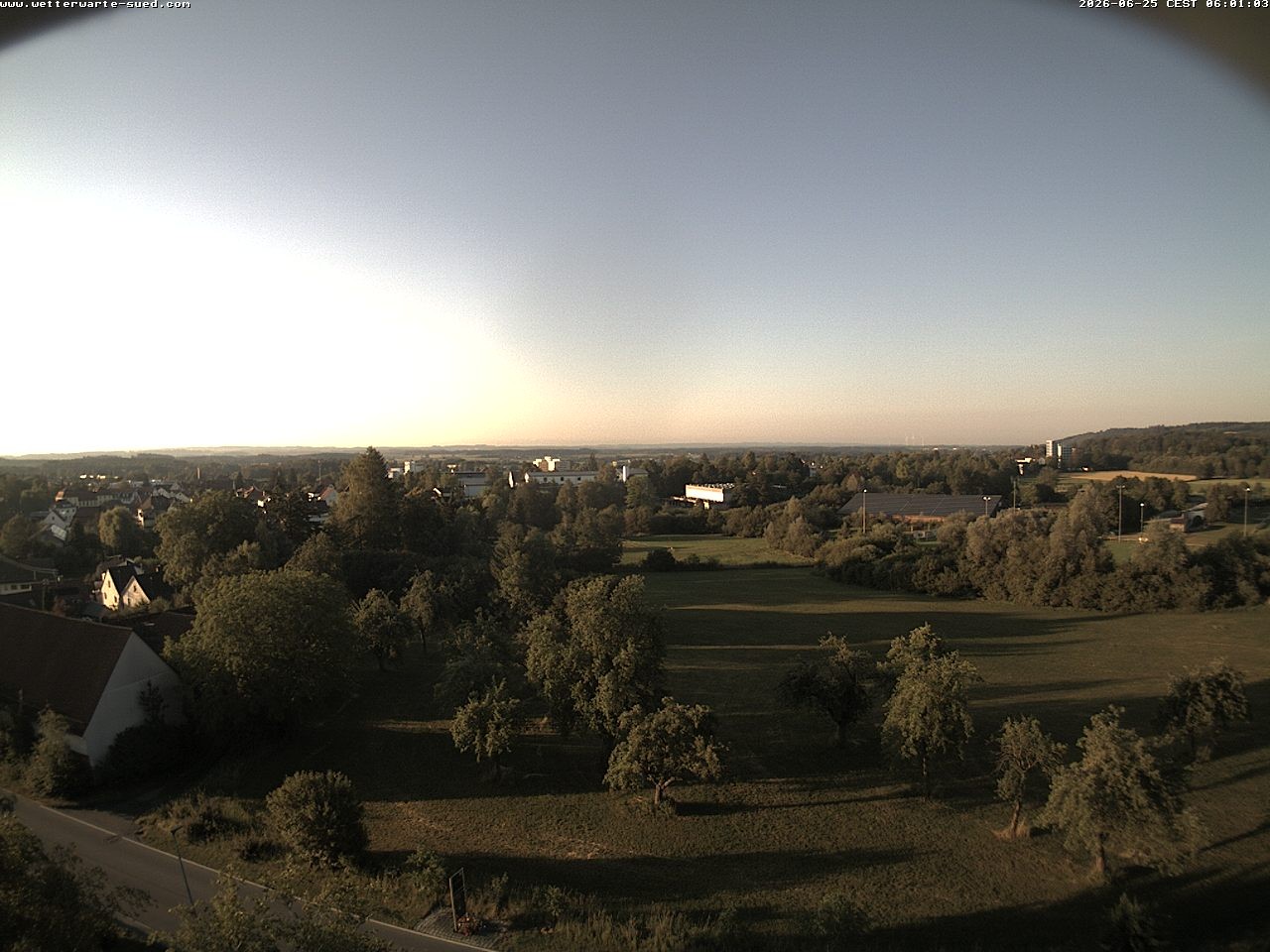 Archiv Foto Webcam Bad Schussenried (Alpenblick)