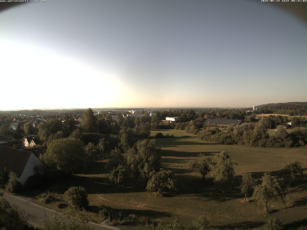 Archiv Foto Webcam Bad Schussenried (Alpenblick)