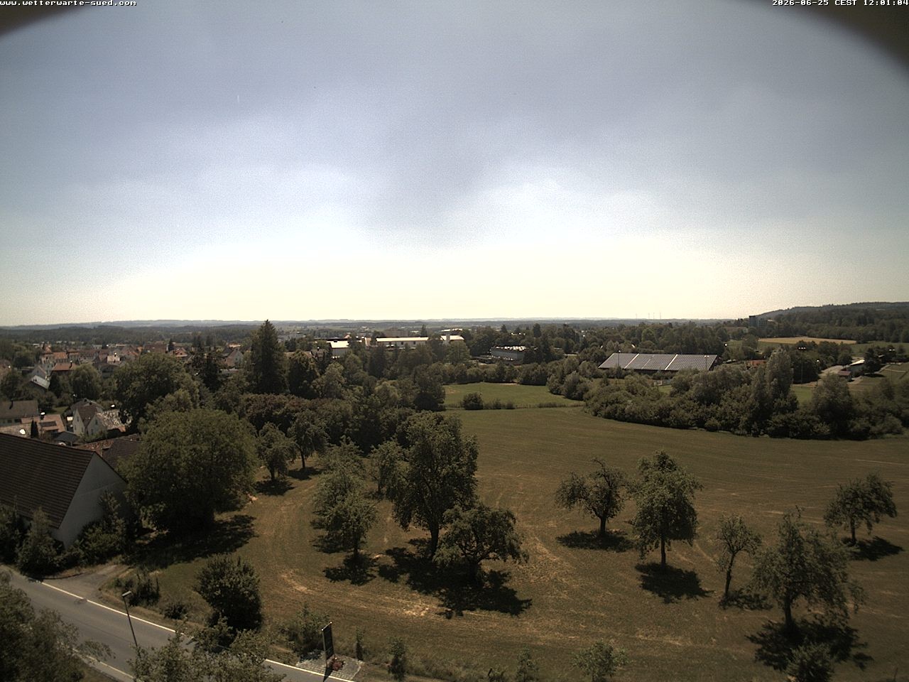 Archiv Foto Webcam Bad Schussenried (Alpenblick)