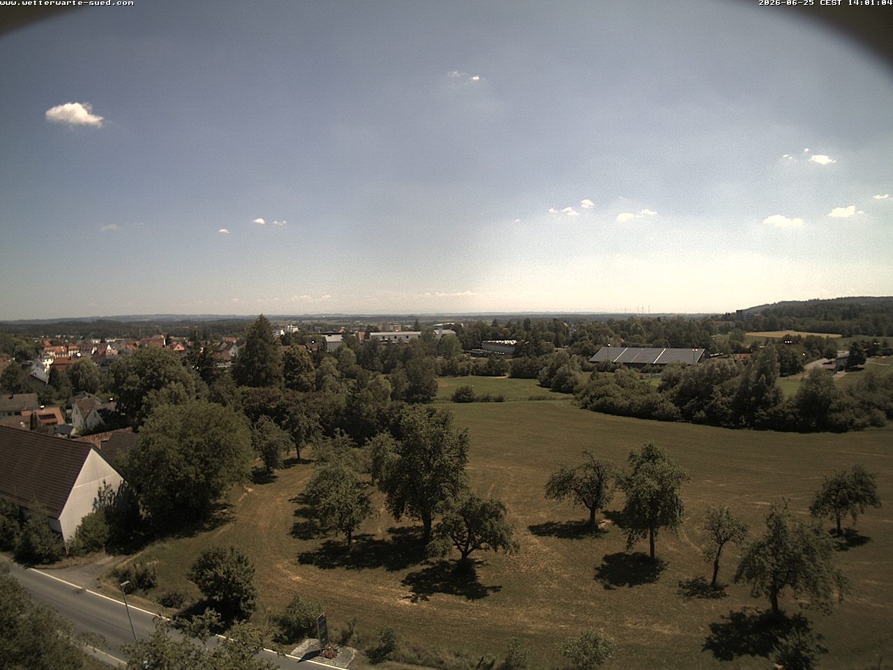 Archiv Foto Webcam Bad Schussenried (Alpenblick)