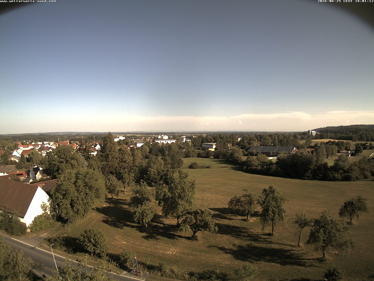 Archiv Foto Webcam Bad Schussenried (Alpenblick)