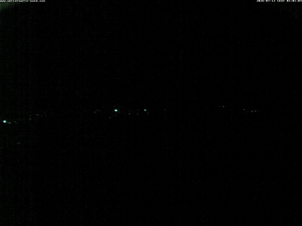Archived image Webcam Bad Schussenried - View to the Alps