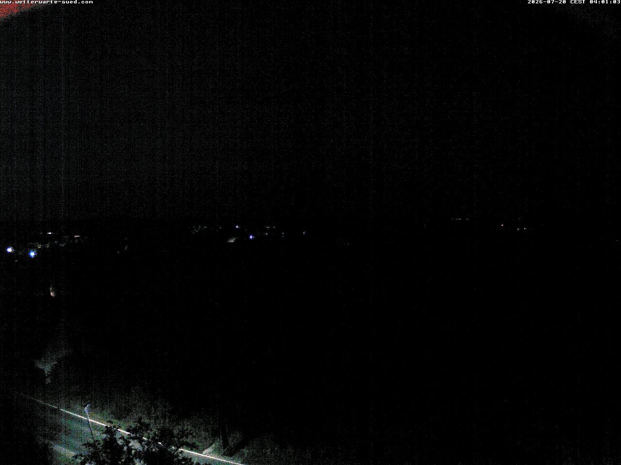 Archived image Webcam Bad Schussenried - View to the Alps