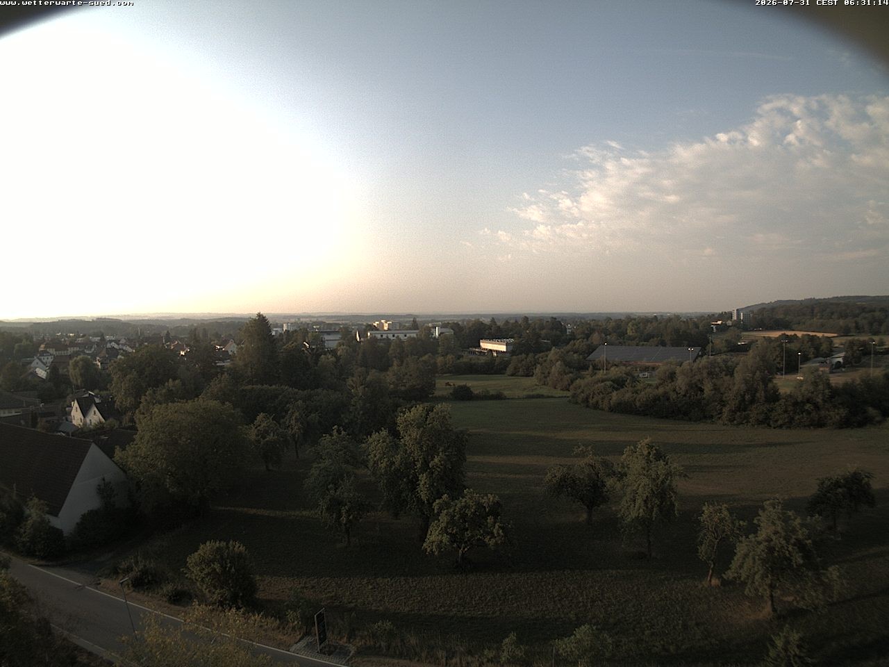 Archiv Foto Webcam Bad Schussenried (Alpenblick)