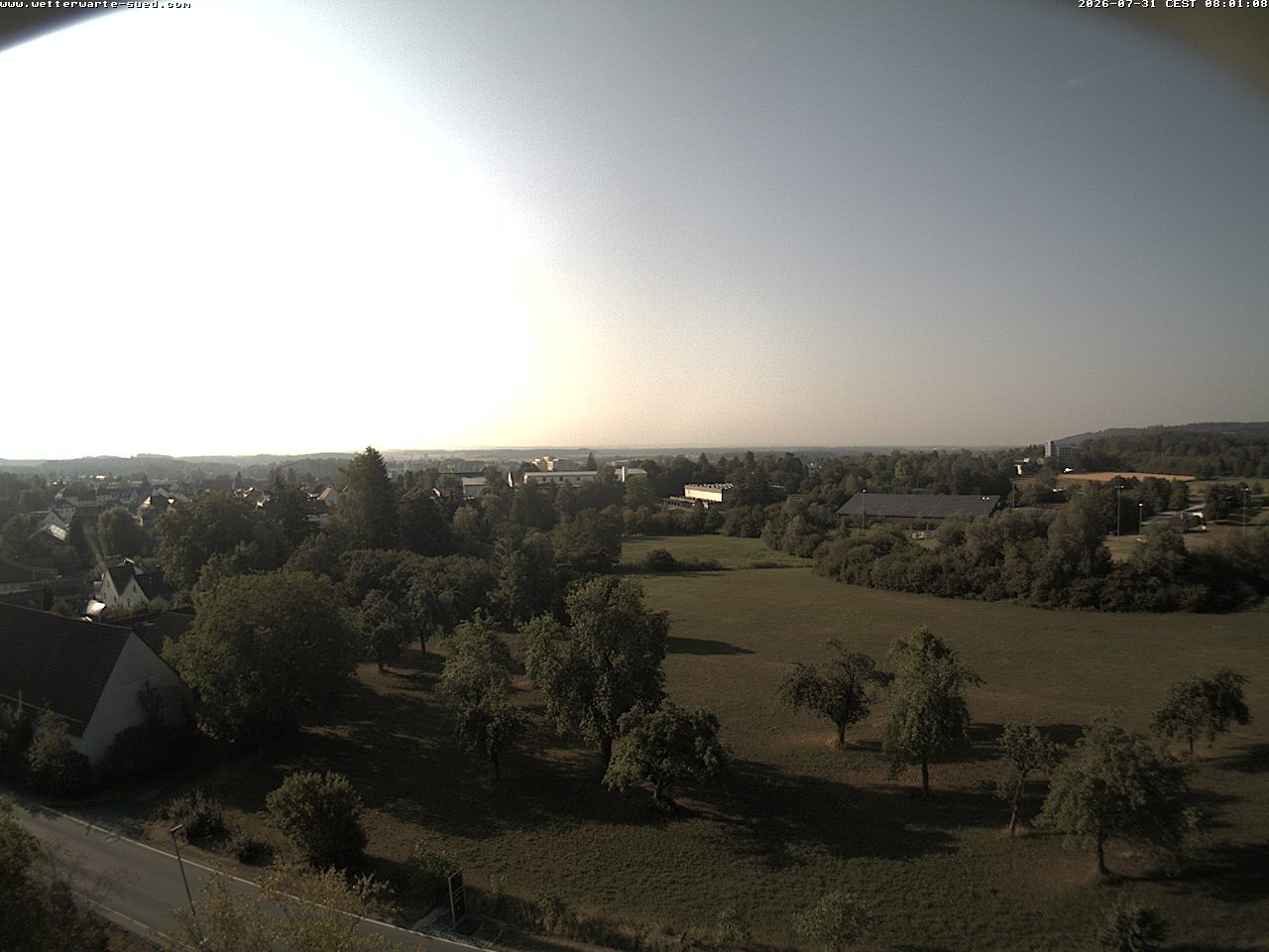 Archiv Foto Webcam Bad Schussenried (Alpenblick)