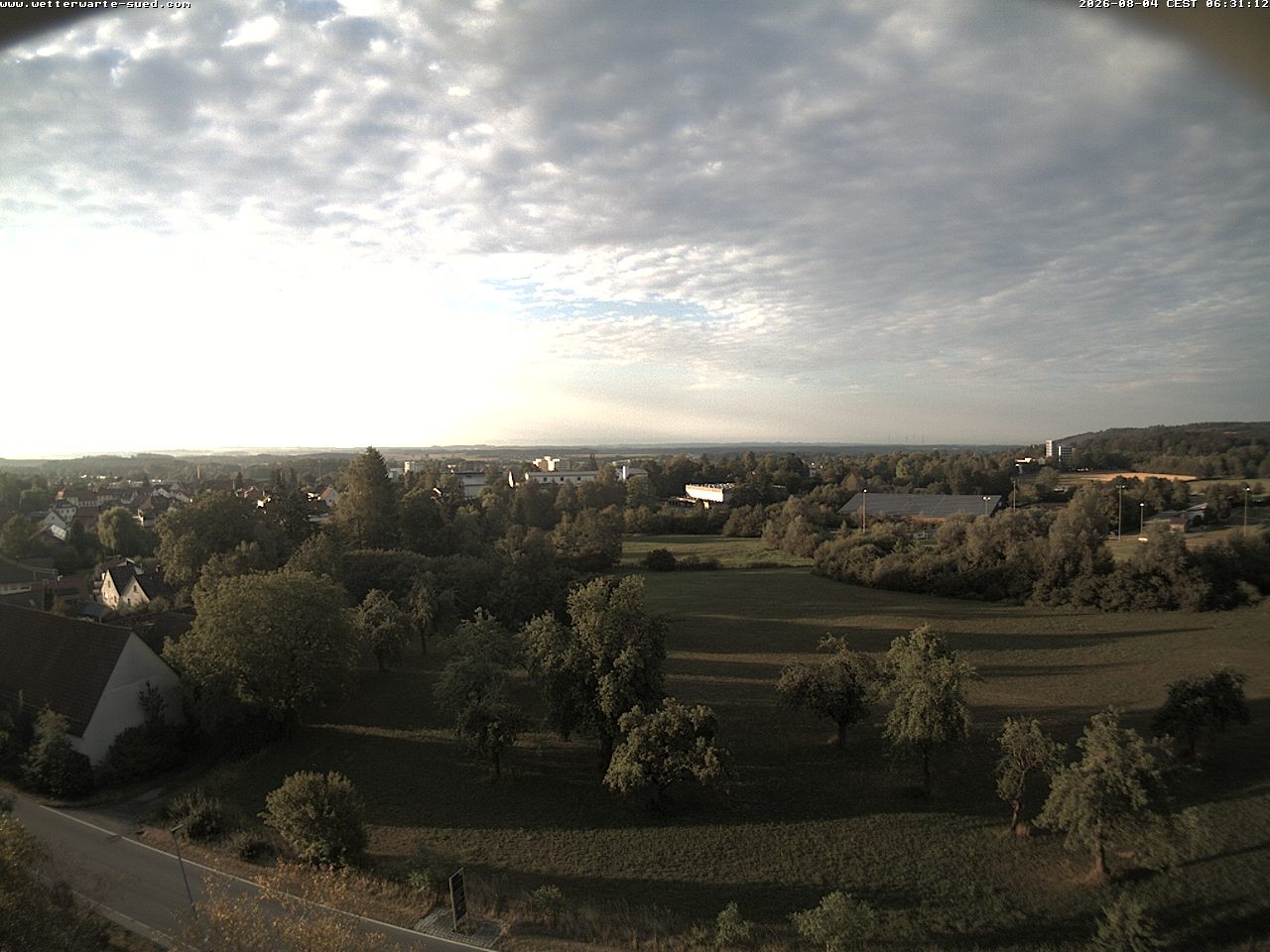 Archiv Foto Webcam Bad Schussenried (Alpenblick)