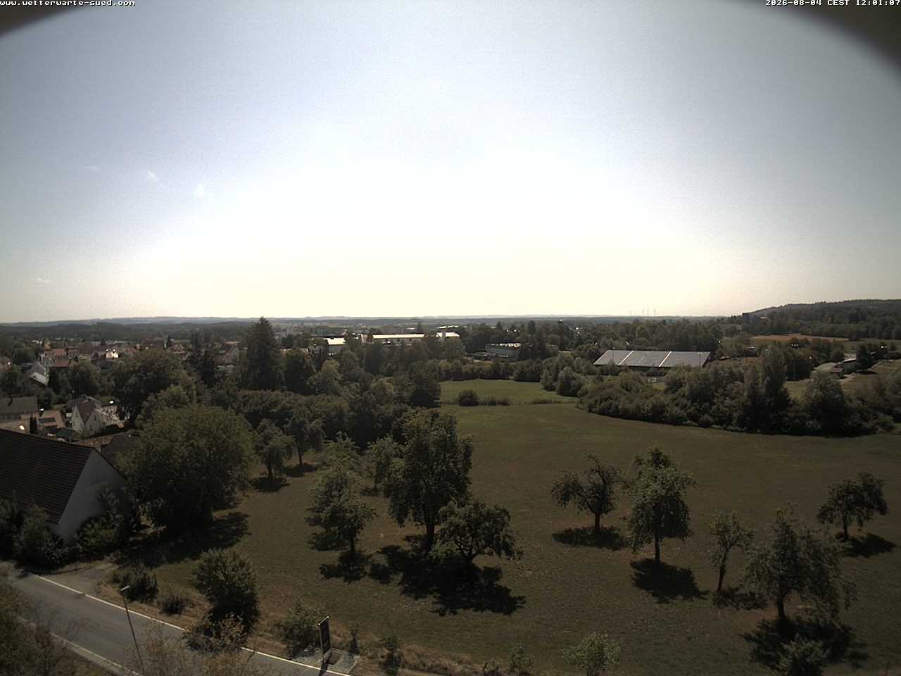 Archiv Foto Webcam Bad Schussenried (Alpenblick)