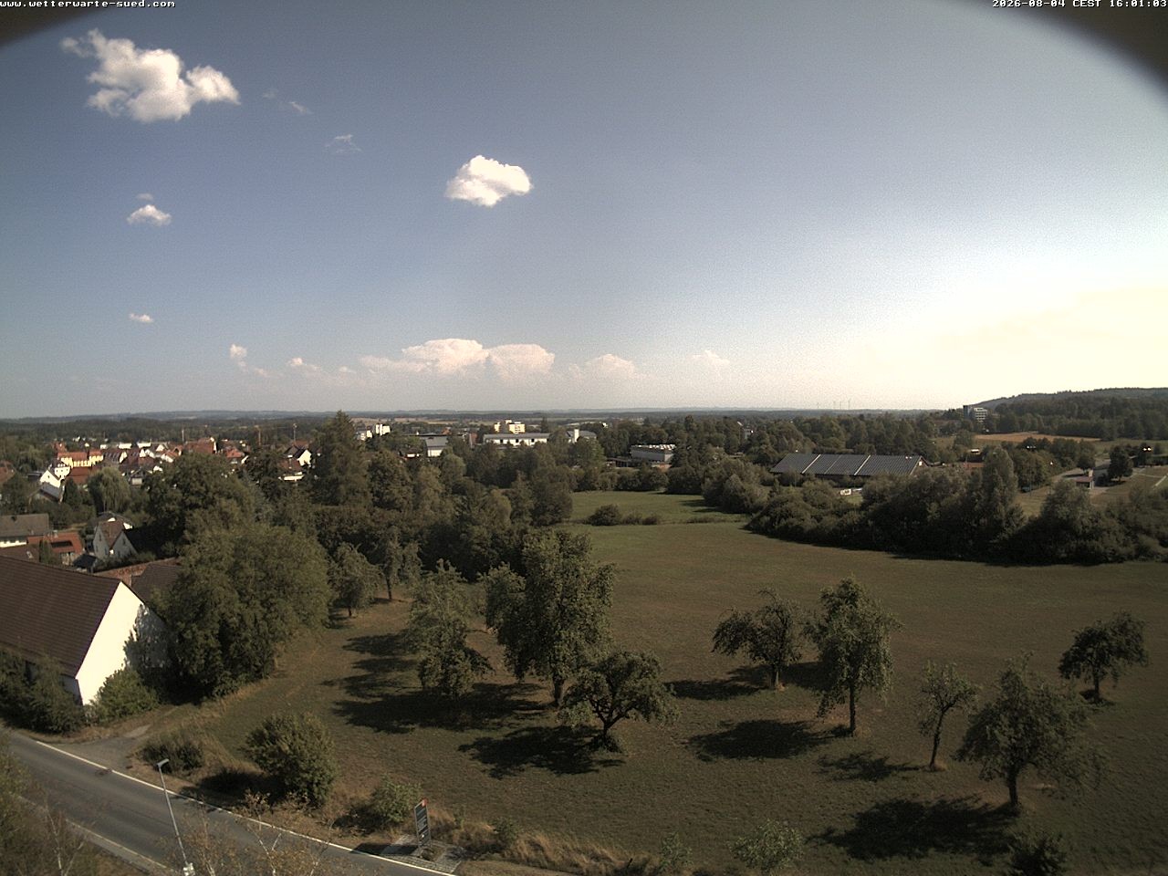 Archiv Foto Webcam Bad Schussenried (Alpenblick)