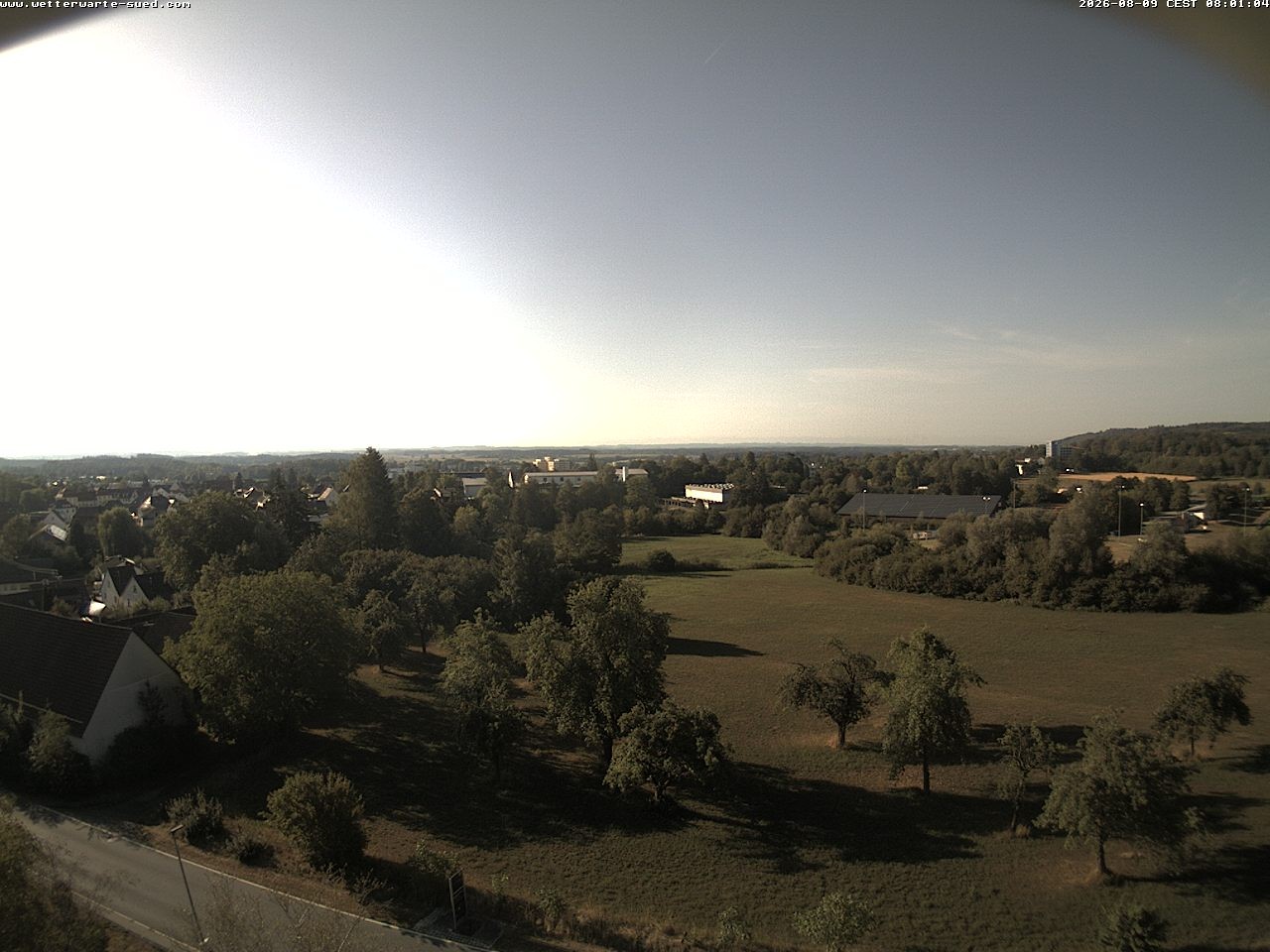 Archiv Foto Webcam Bad Schussenried (Alpenblick)