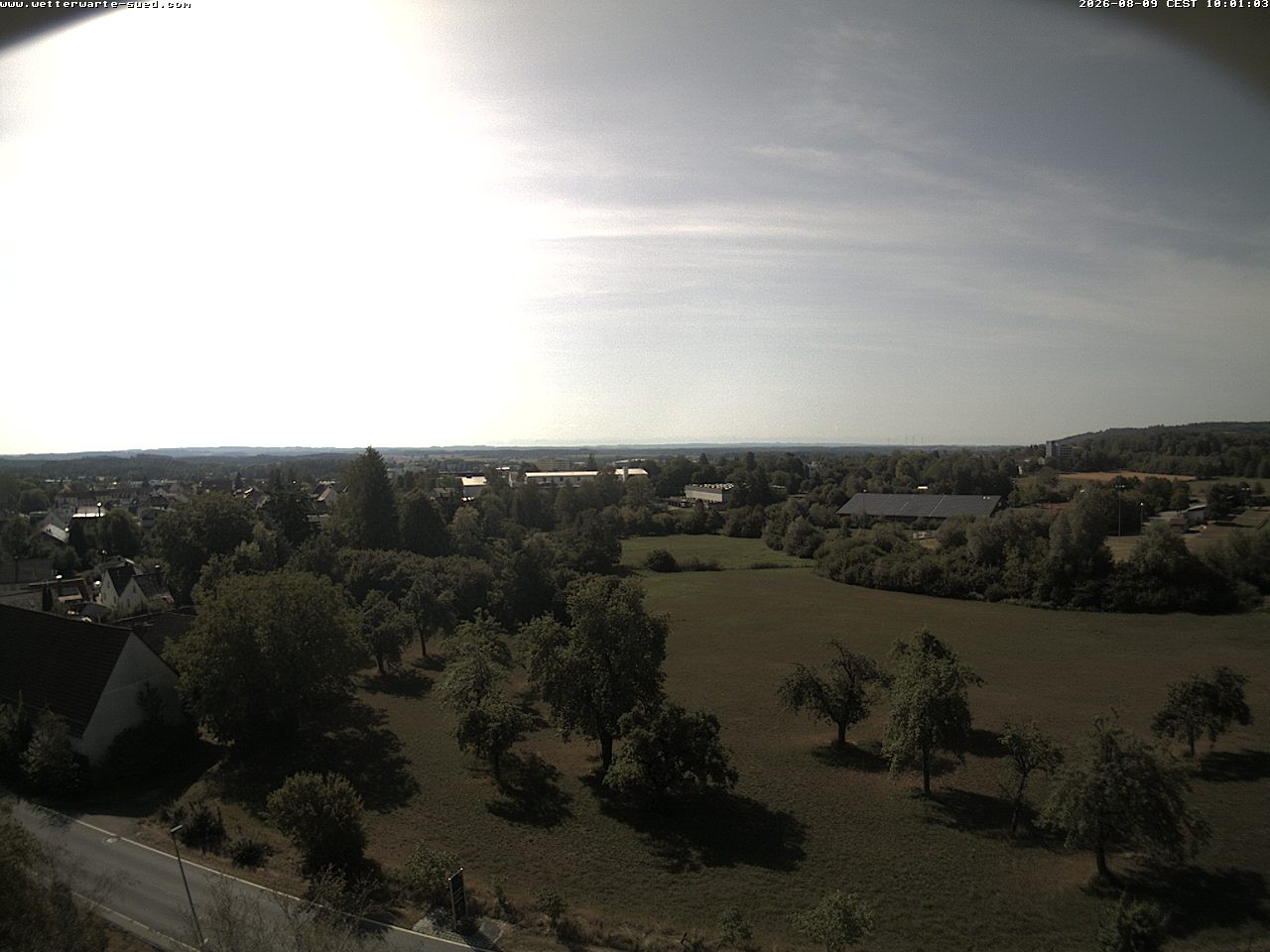 Archiv Foto Webcam Bad Schussenried (Alpenblick)