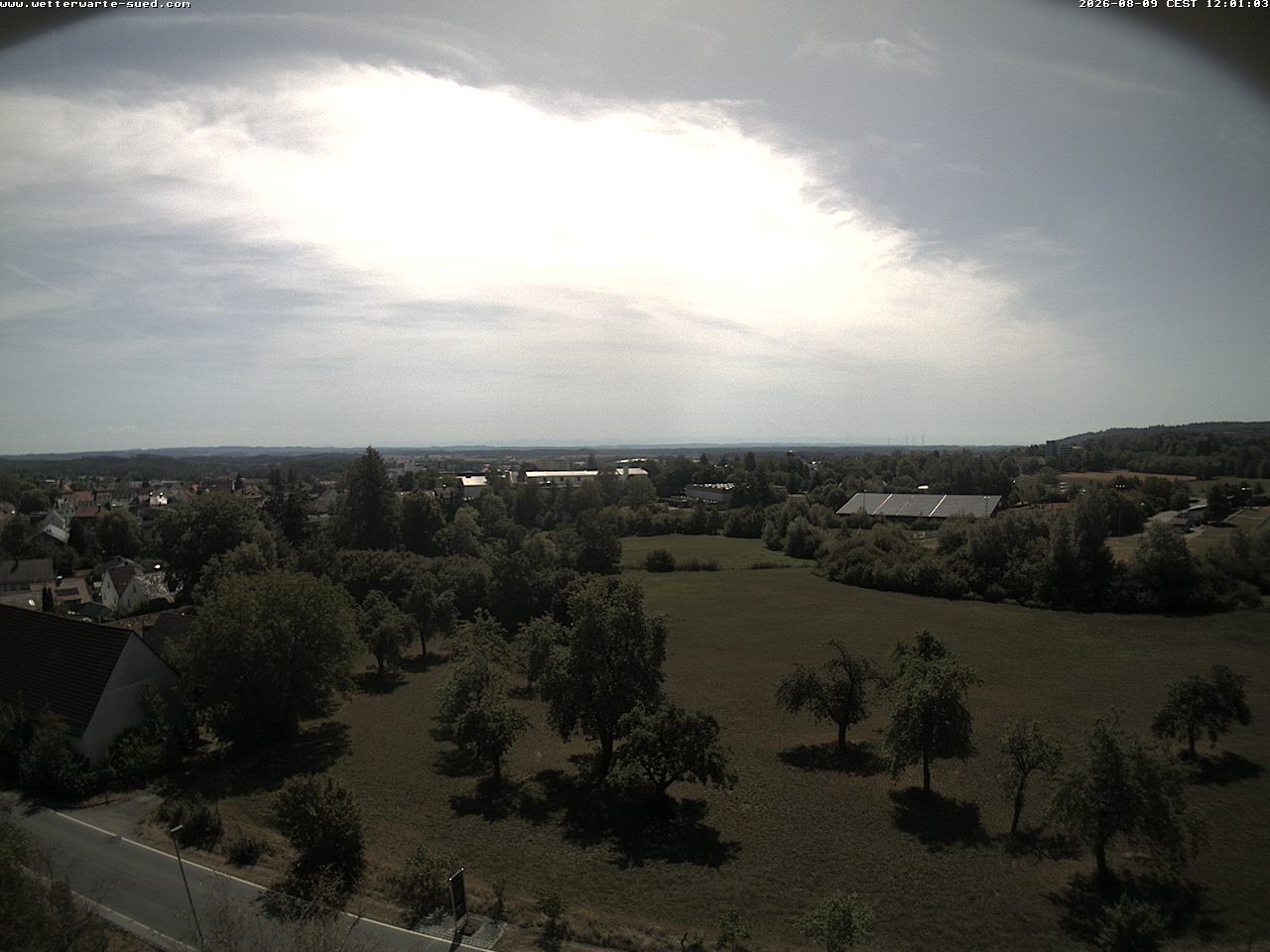 Archiv Foto Webcam Bad Schussenried (Alpenblick)