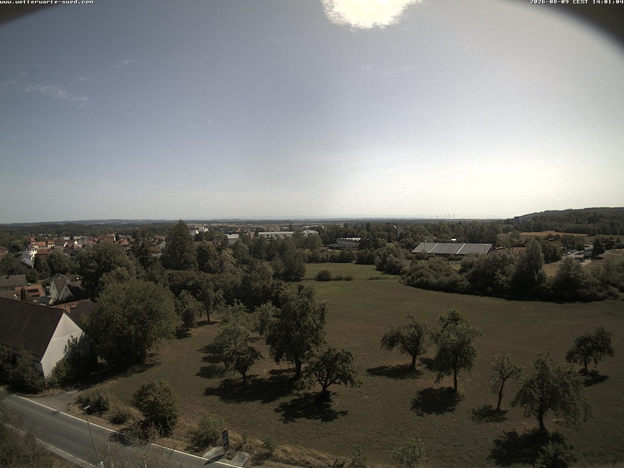 Archiv Foto Webcam Bad Schussenried (Alpenblick)