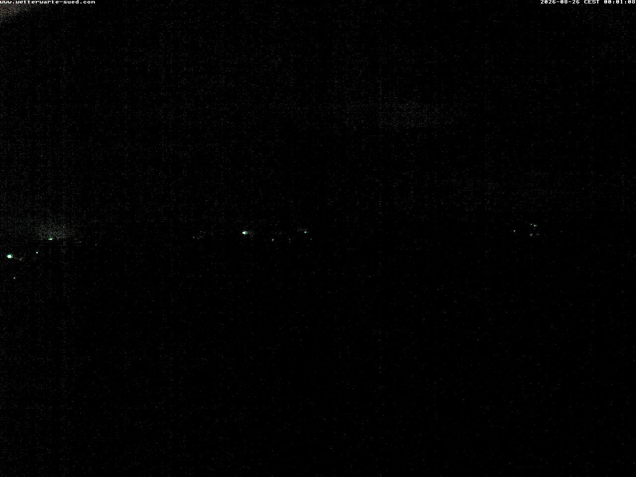 Archived image Webcam Bad Schussenried - View to the Alps