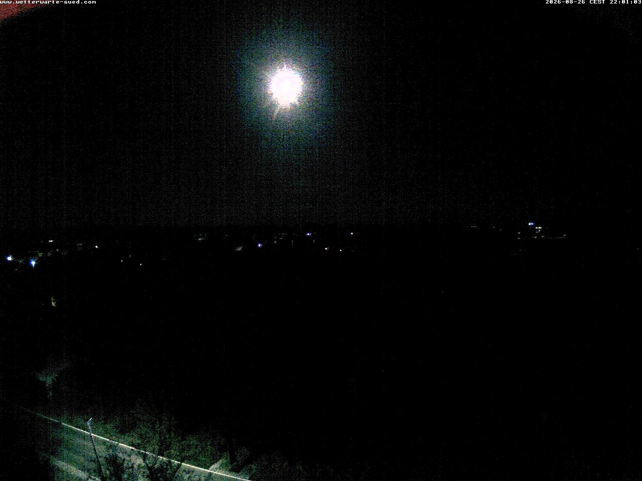 Archived image Webcam Bad Schussenried - View to the Alps