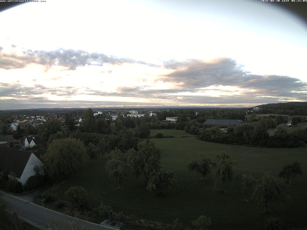 Archiv Foto Webcam Bad Schussenried (Alpenblick)
