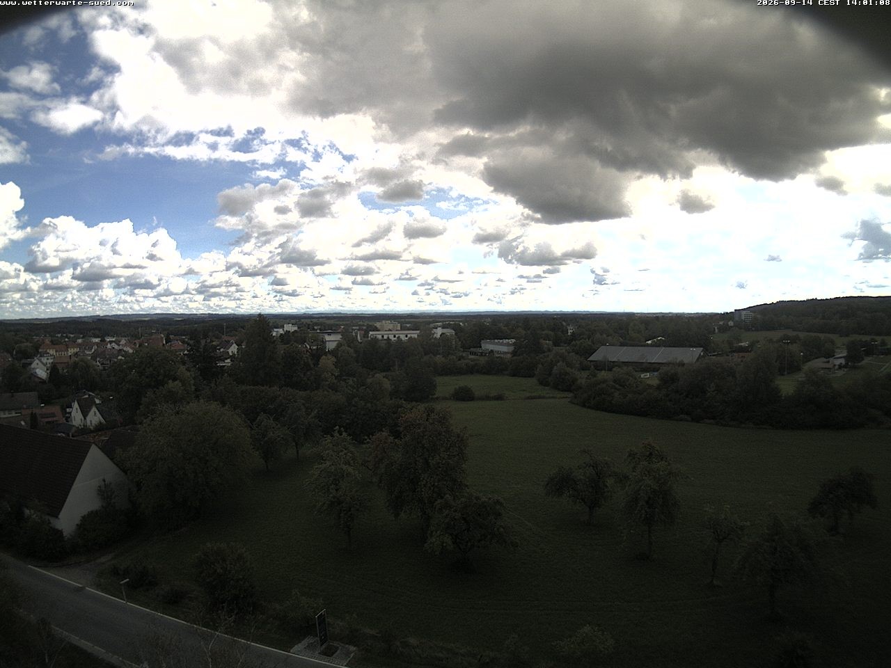 Archiv Foto Webcam Bad Schussenried (Alpenblick)