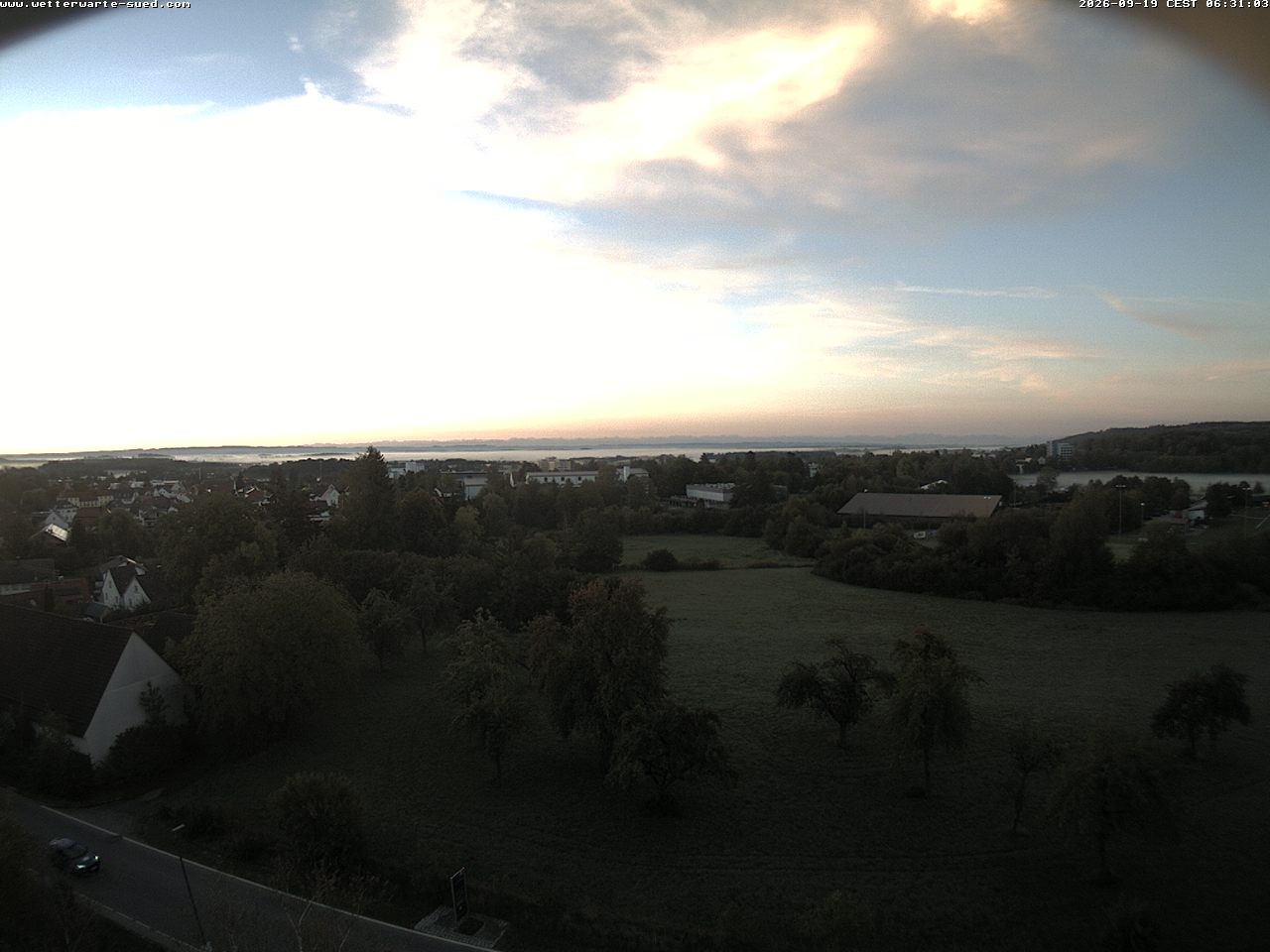 Archiv Foto Webcam Bad Schussenried (Alpenblick)