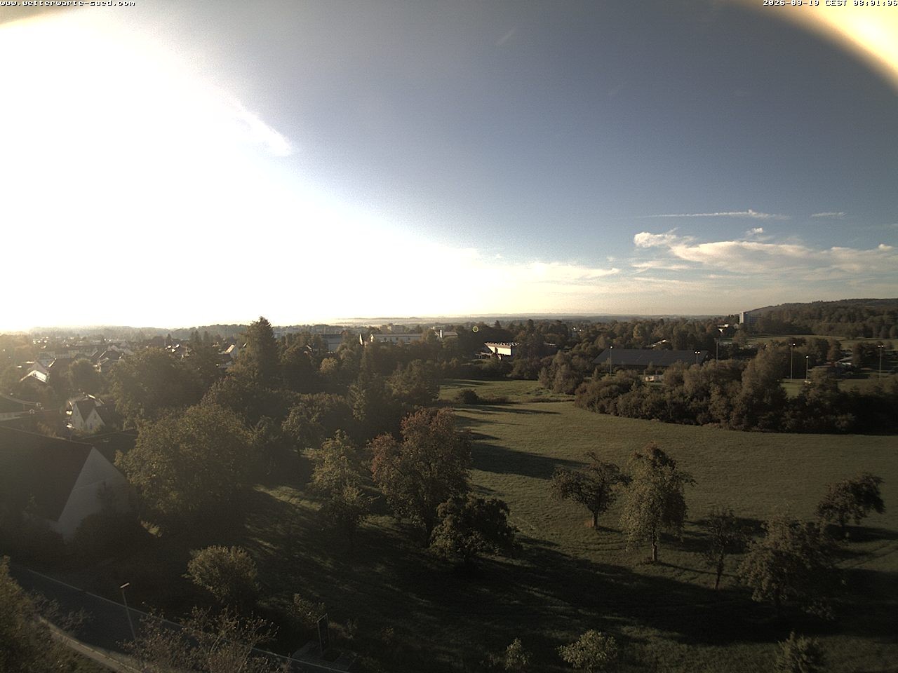 Archiv Foto Webcam Bad Schussenried (Alpenblick)