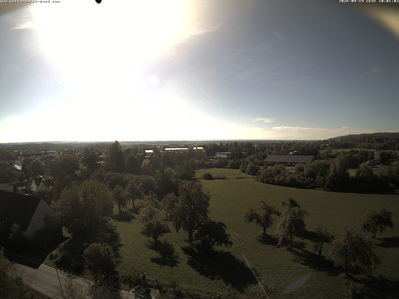 Archiv Foto Webcam Bad Schussenried (Alpenblick)
