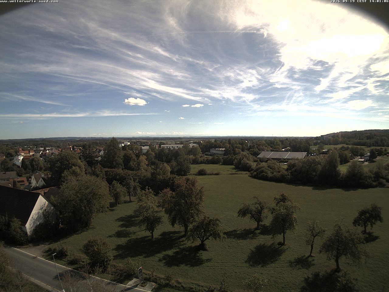 Archiv Foto Webcam Bad Schussenried (Alpenblick)