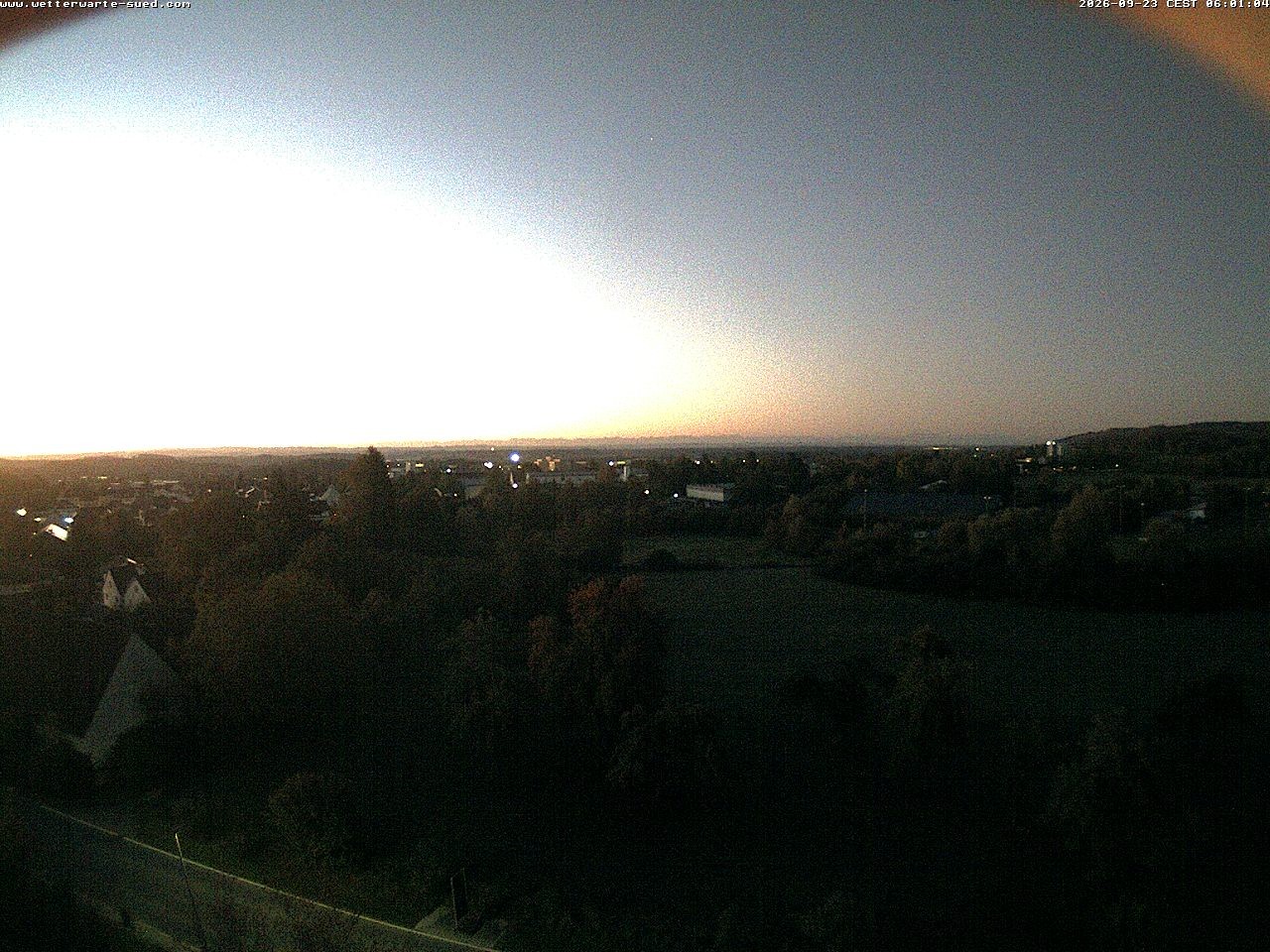 Archiv Foto Webcam Bad Schussenried (Alpenblick)