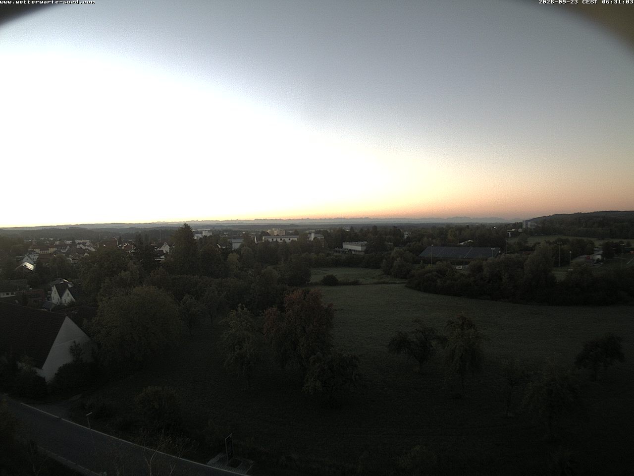Archiv Foto Webcam Bad Schussenried (Alpenblick)